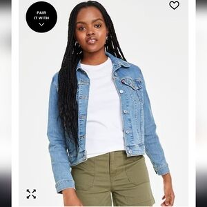Levi's Women's Original Cotton Denim Trucker Jacket Size L